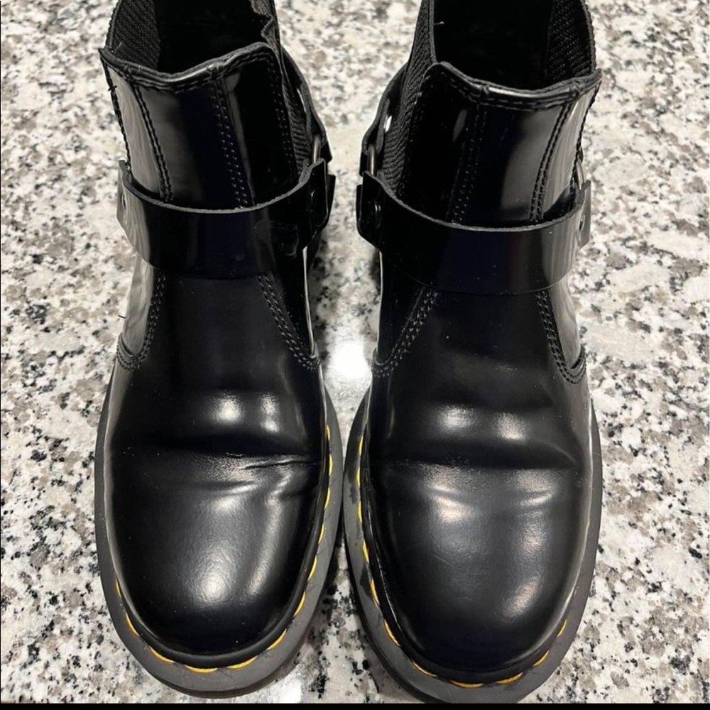 Dr Martens Chelsea boots with buckle